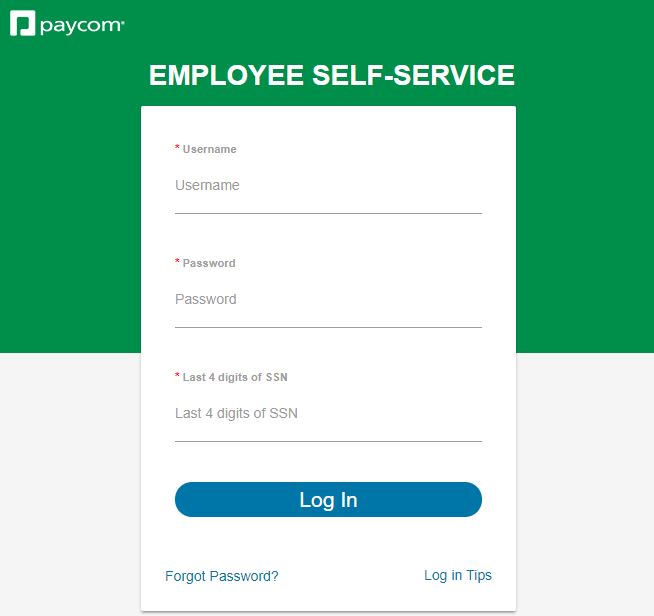 paycomonline employee login