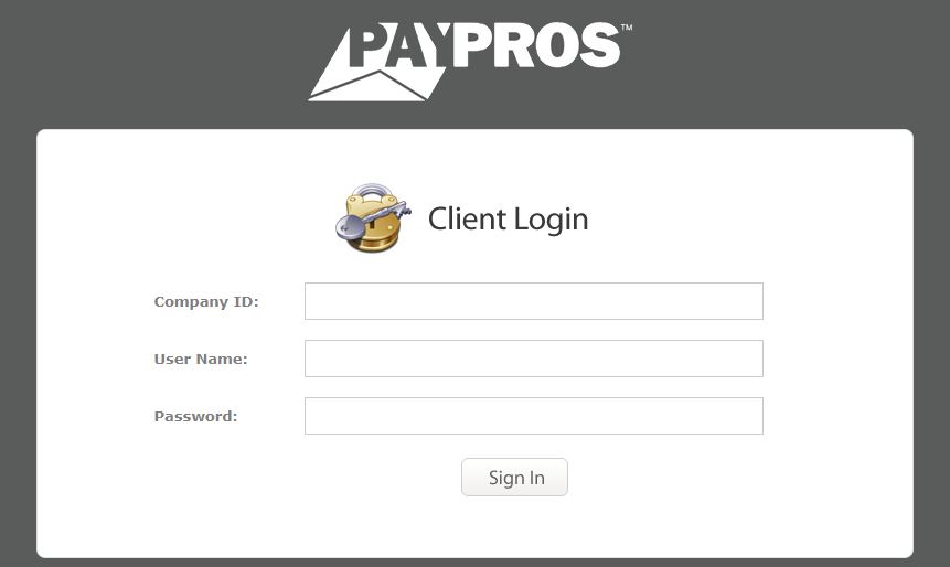 paypros login